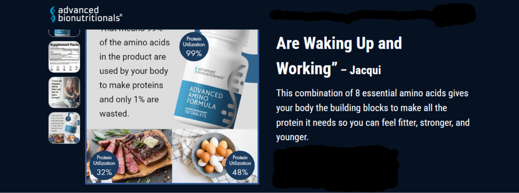 The average person loses 30% of their muscle mass by the time they’re 70. But it doesn’t have to happen to you. That’s because research has shown that you can reverse muscle loss and strengthen your muscle by taking Advanced Amino Formula.